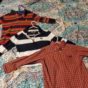 2T Polo/Chaps long sleeve shirts